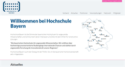 Desktop Screenshot of hochschule-bayern.de