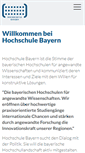 Mobile Screenshot of hochschule-bayern.de